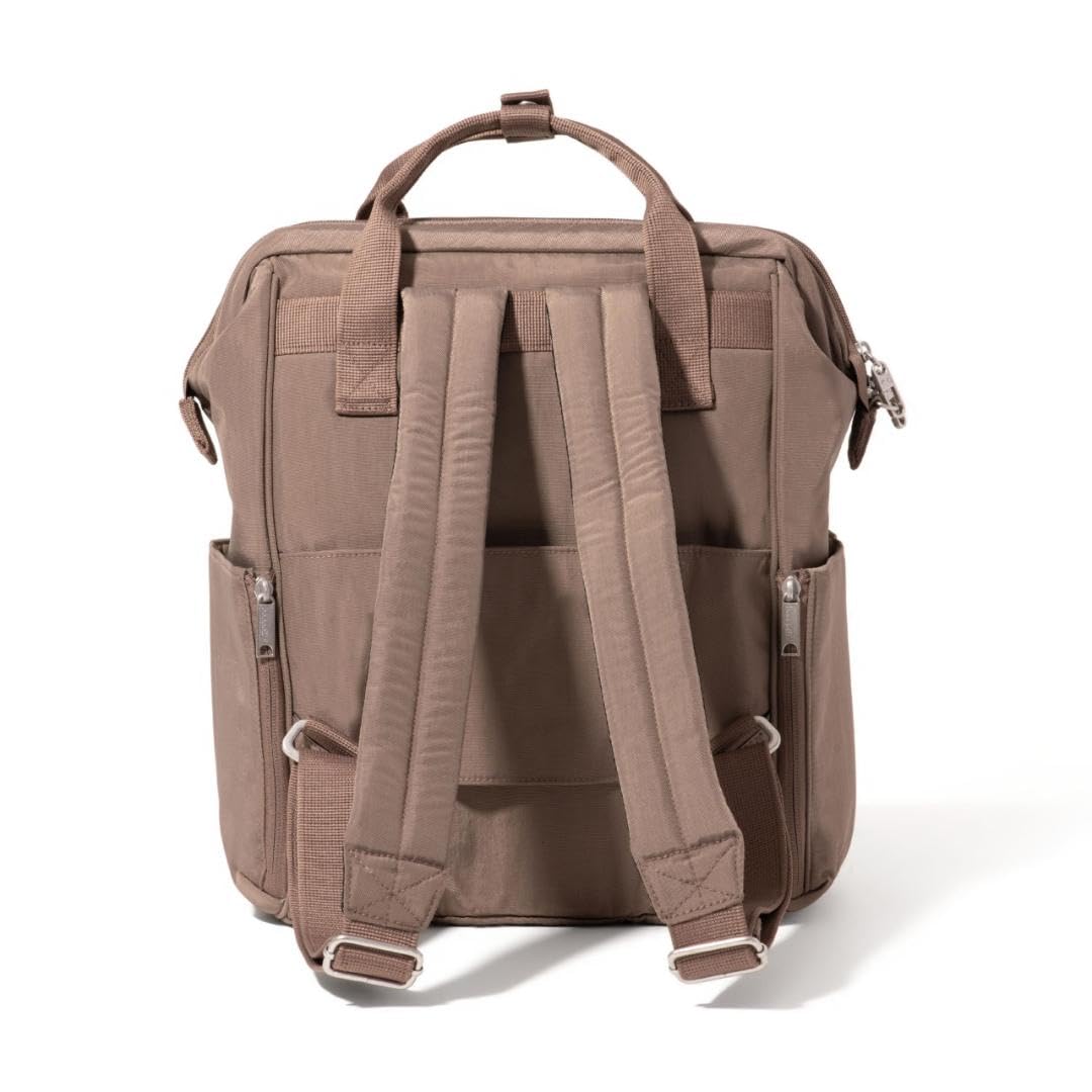 Baggallini Securtex Anti-Theft Windsor Backpack for Travel, Work & College, RFID & Locking Zipper