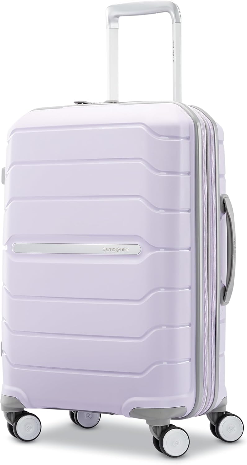 Samsonite Freeform Hardside Carry-On Luggage with Spinner Wheels - Hardshell Suitcase - TSA
