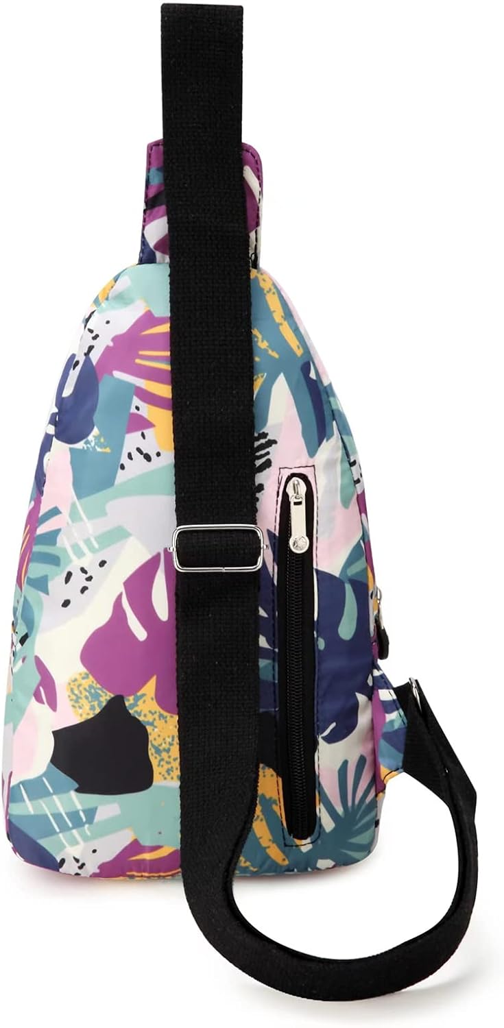 EVANCARY Small Sling Bag for Women Men, Sling Backpack Chest Daypack Crossbody Bag for Travel