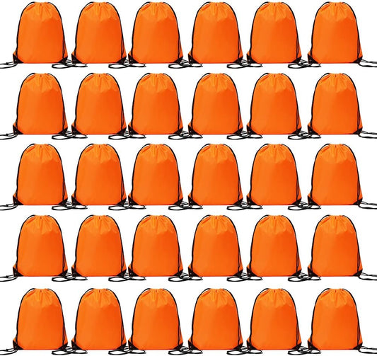 Bulk Drawstring Bags, Polyester Draw String Bags, Gym Sports Cinch Bag Drawstring Backpack for Women Men