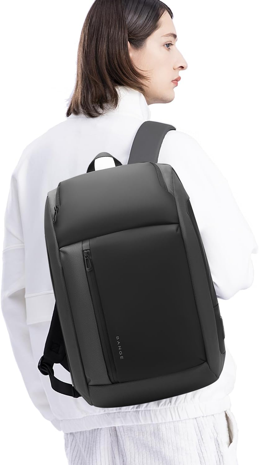 BANGE Travel BackpacksOvernight Laptop Carry-On Backpack for Airplanes Waterproof 15.6 inch Laptop Backpack for Men and Women (Grey)