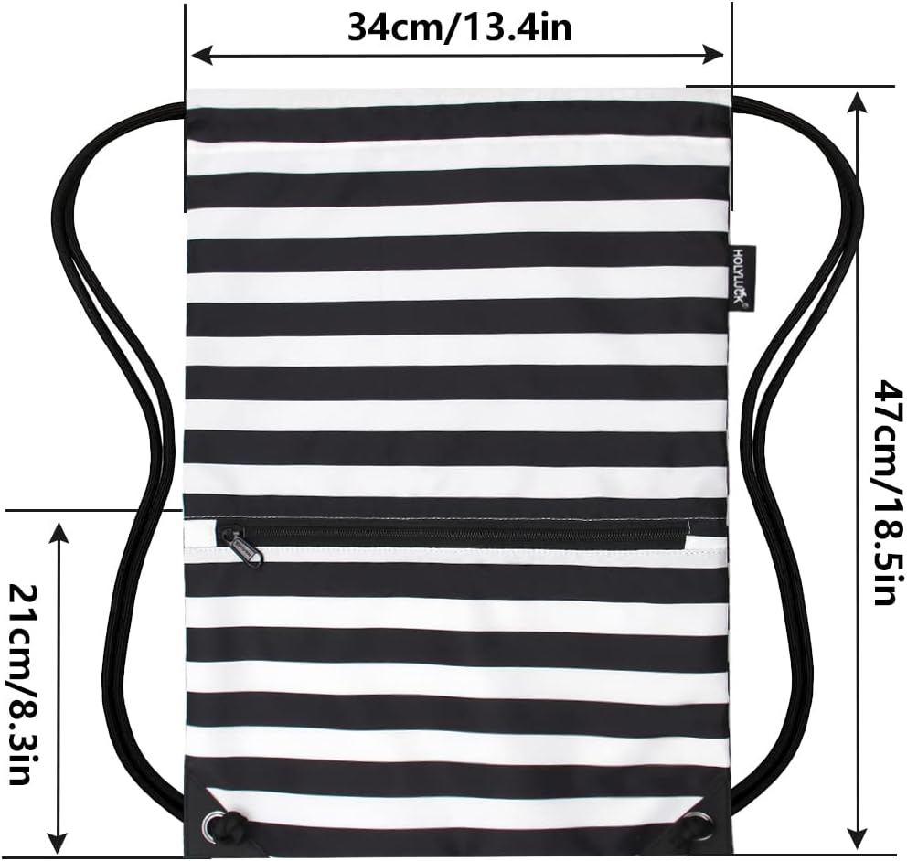 HOLYLUCK Drawstring Backpack Bag Sport Gym Sackpack