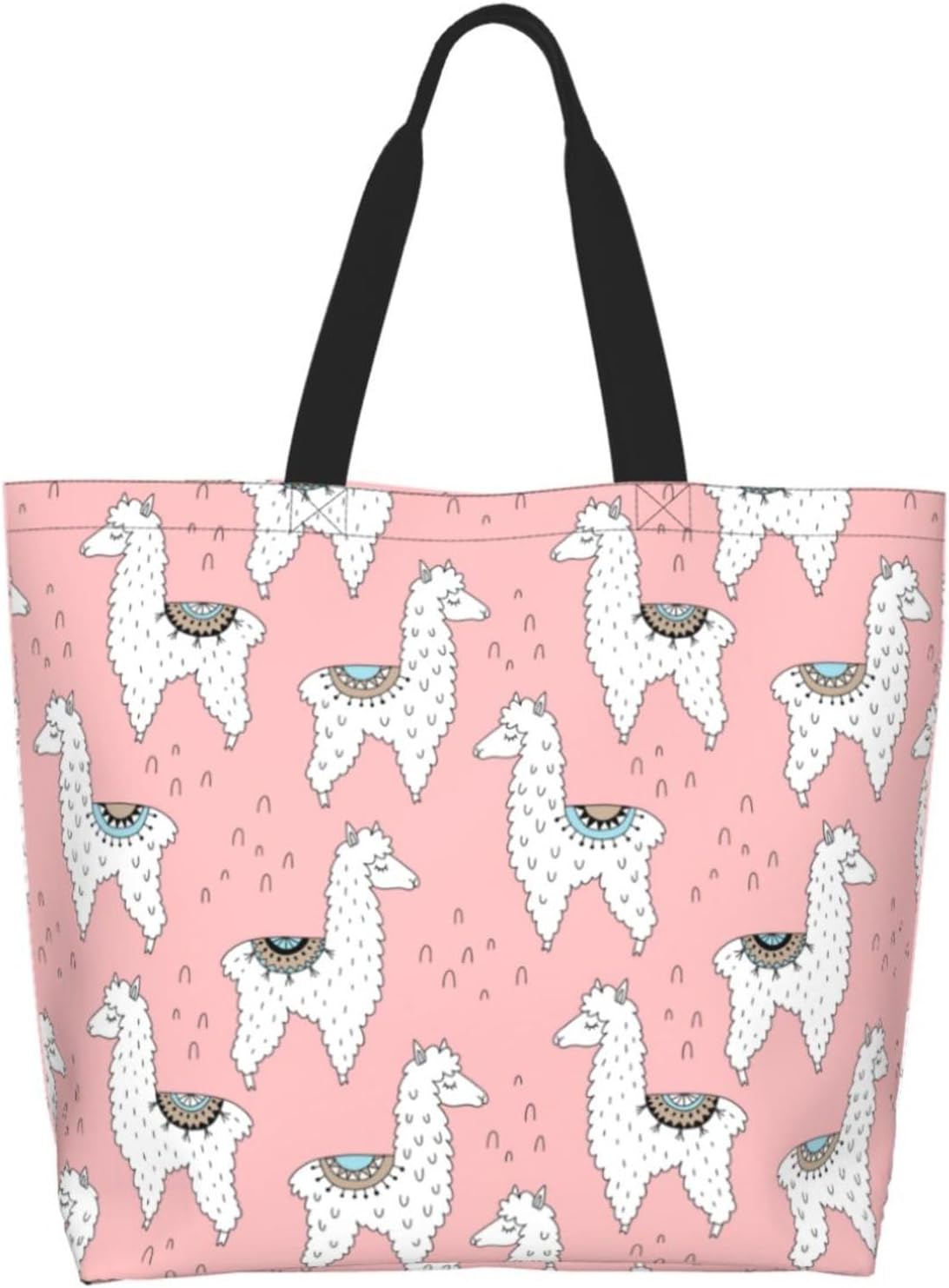 Tote Bag Beach Bag for Women Reusable Grocery Large Shopping Shoulder Bag Travel Handbag
