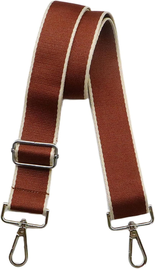 Adjustable Purse Strap - 1.5" Wide Handbags, Camera, Guitar, Phone & Crossbody Bag Replacement Shoulder Straps(Silver Hardware)
