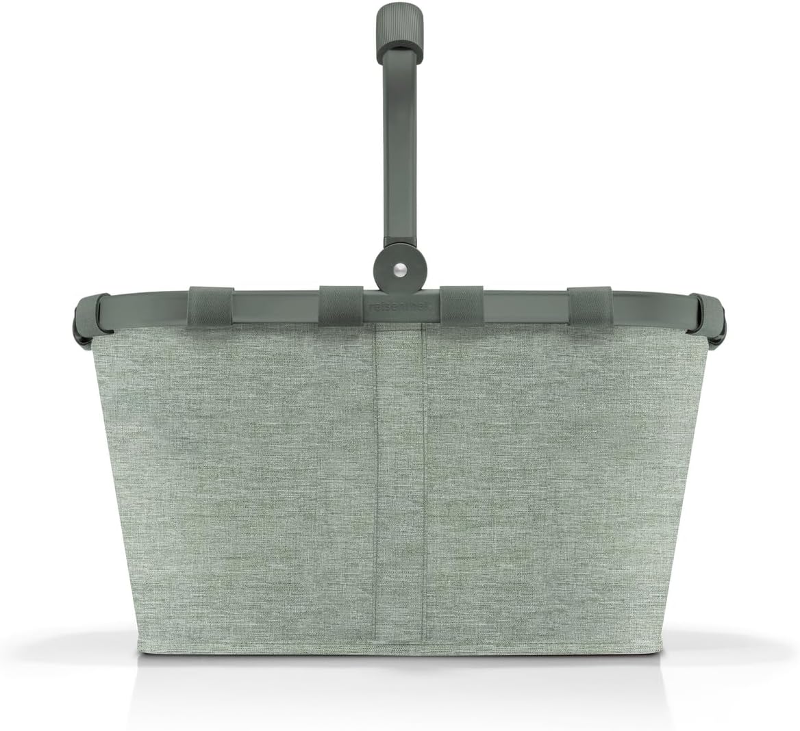 reisenthel carrybag twist sage - Sturdy shopping basket with plenty of storage space and practical inner pocket - Elegant and water-repellent design