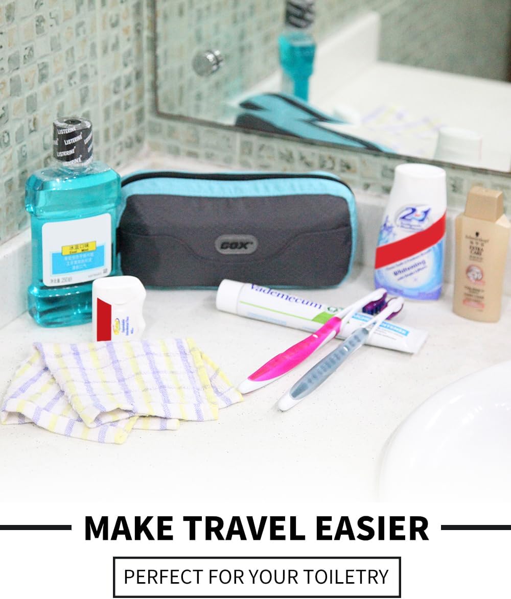 GOX Travel Toiletry Bag Dopp Kit Case for Men Multifunction Packing Organizer Pouch