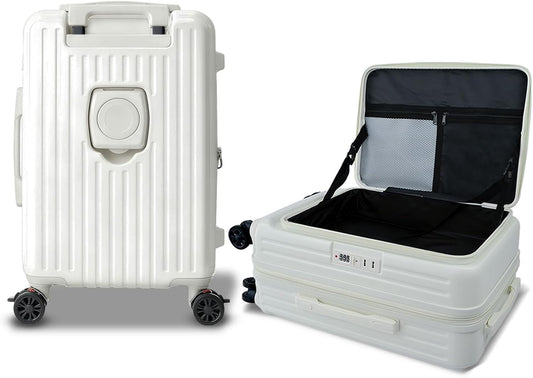 20 In Carry on Luggage 22x14x9 Airline Approved, Carry on Suitcases with Wheels, Expandable Suitcase with YKK zipper, Top Open Luggage with Spinner wheels, Perfect Birthday Gifts and Christmas Gifts.