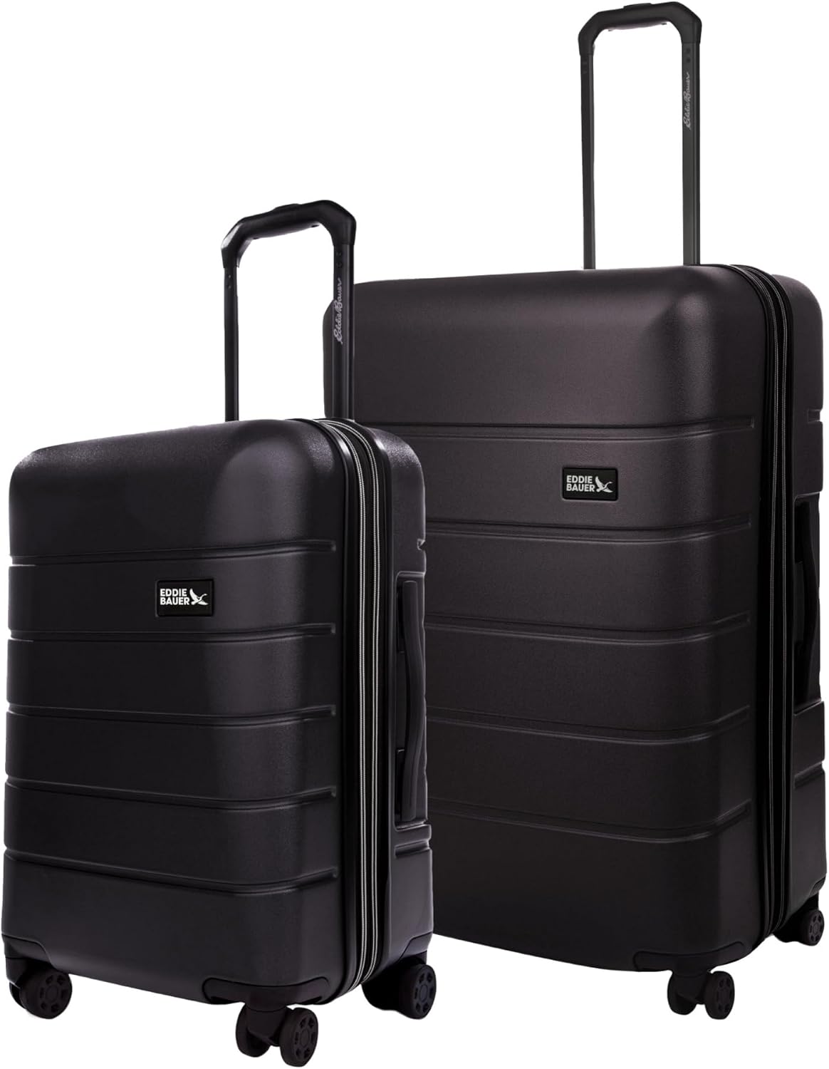 Eddie Bauer Glacier Hardside Spinner Durable PC/ABS Construction 2-Piece Set Suitcase Luggage