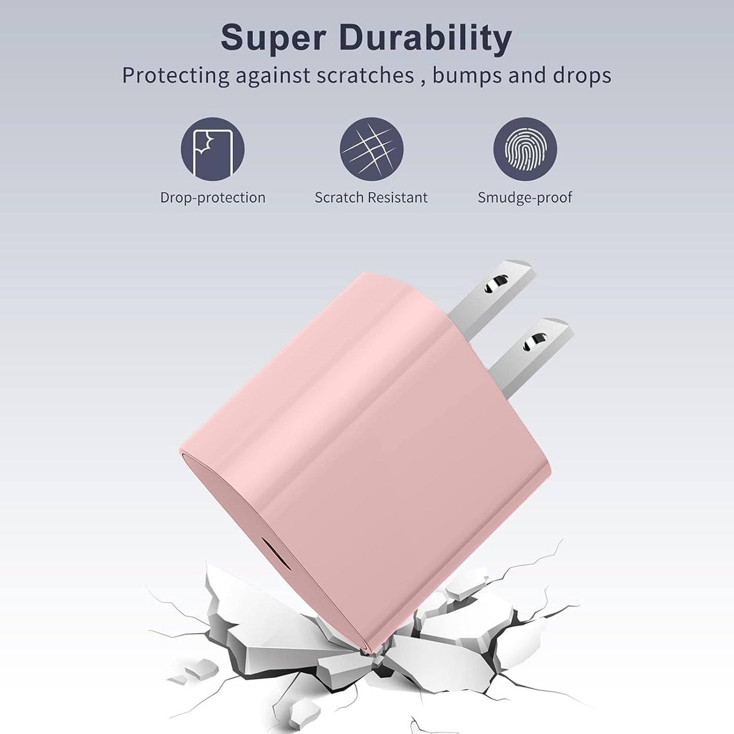 iPhone Fast Charger,Type C Wall Charger Block Plug and 10ft USB C to Lightning Charging Cable Cord Long,Power Adapter Cube Brick Box for Apple iPhone 14 Pro Max/14 Plus/14/13/12 Mini/11/XS Max/XR/iPad