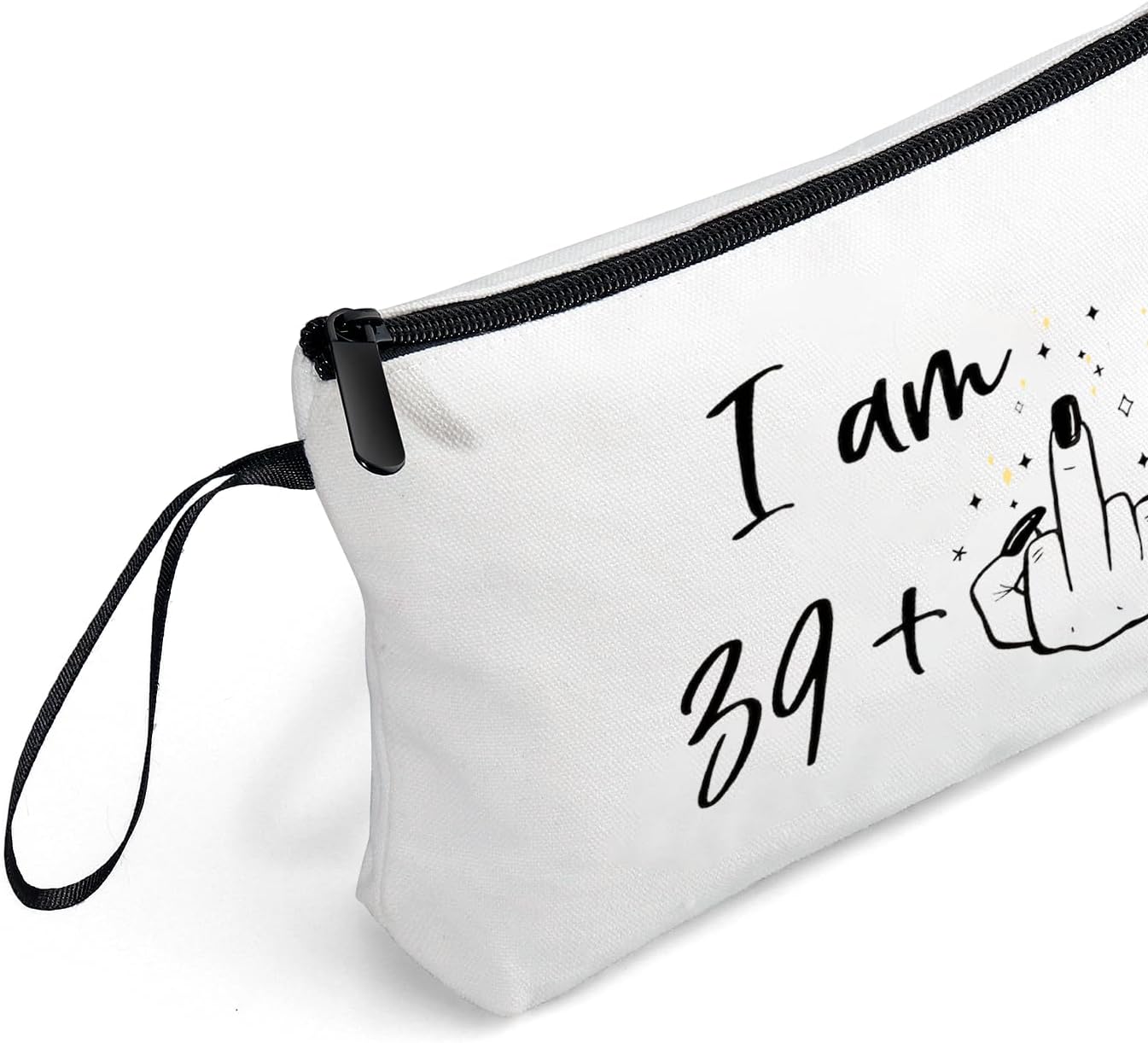 40th Birthday Gifts Women 40s 40 Year Old, Unique Small Travel Cosmetic Makeup Bag