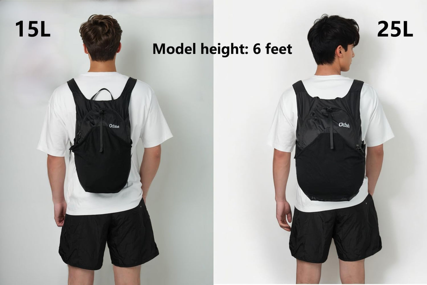 15L/25L Small Packable Lightweight Backpack Hiking Daypack Water Resistant Foldable Outdoor Camping