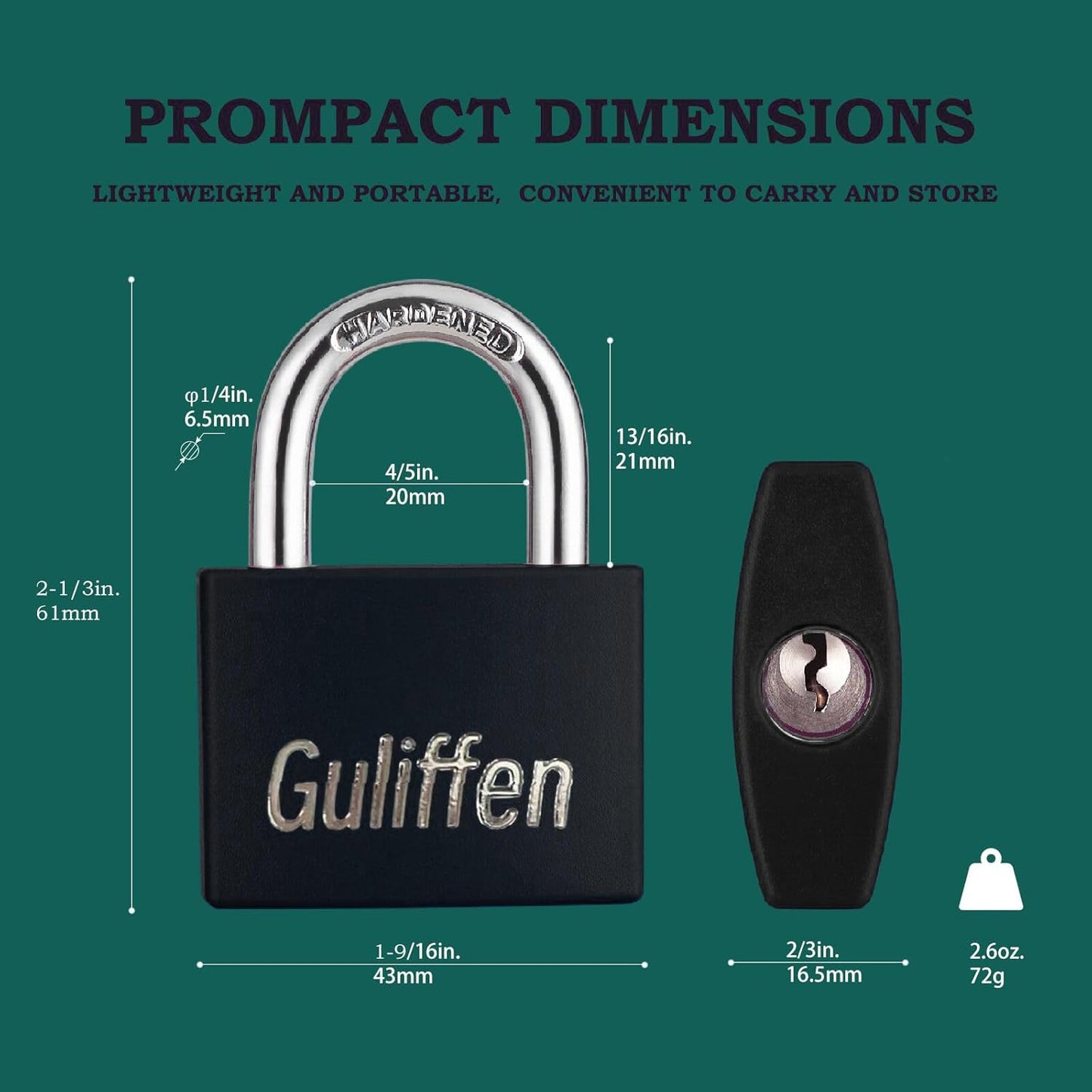 Covered Aluminum Pad Lock, 4 Pack Outdoor Padlocks Weatherproof with Same Key, Gym Locker Lock for Shed, Gate, Mailbox, Cabinet, Storage Unit