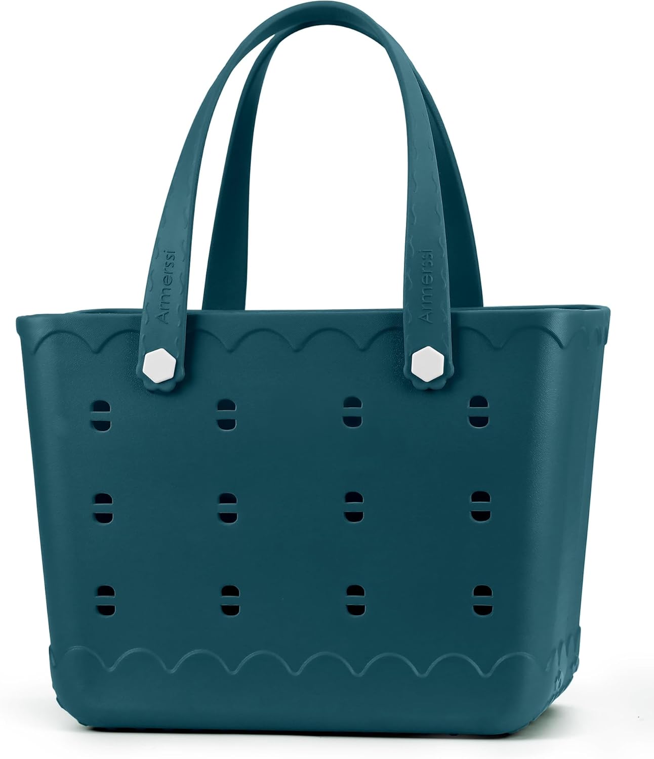 Rubber Beach Bag Waterproof Durable Tote Bag for Beach Sports Pool Modern Rubber Tote