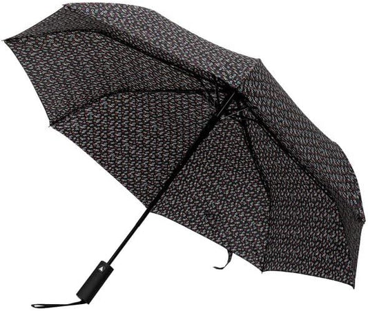 Nollia Windproof Automatic Travel Umbrella, Compact Portable with Reinforced Ribs for Sun & Rain