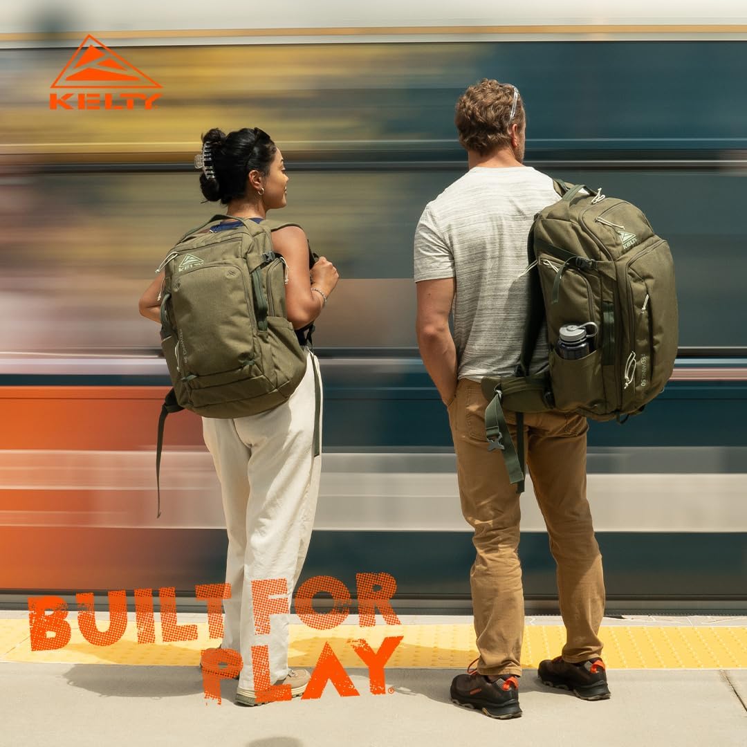 Kelty | Redwing Traveler Backpacks, Travel Pack for Adventure Travel | Burnt Olive & Black