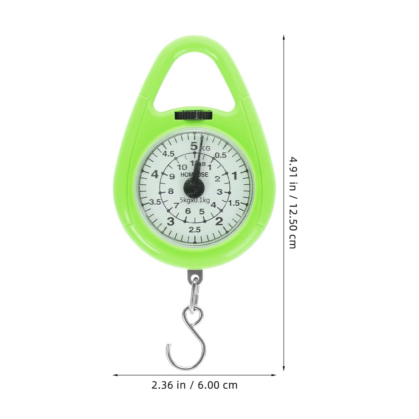 Spring Scales for Luggage Mini Hanging Weight Scale for Travel Portable Fashion Bright