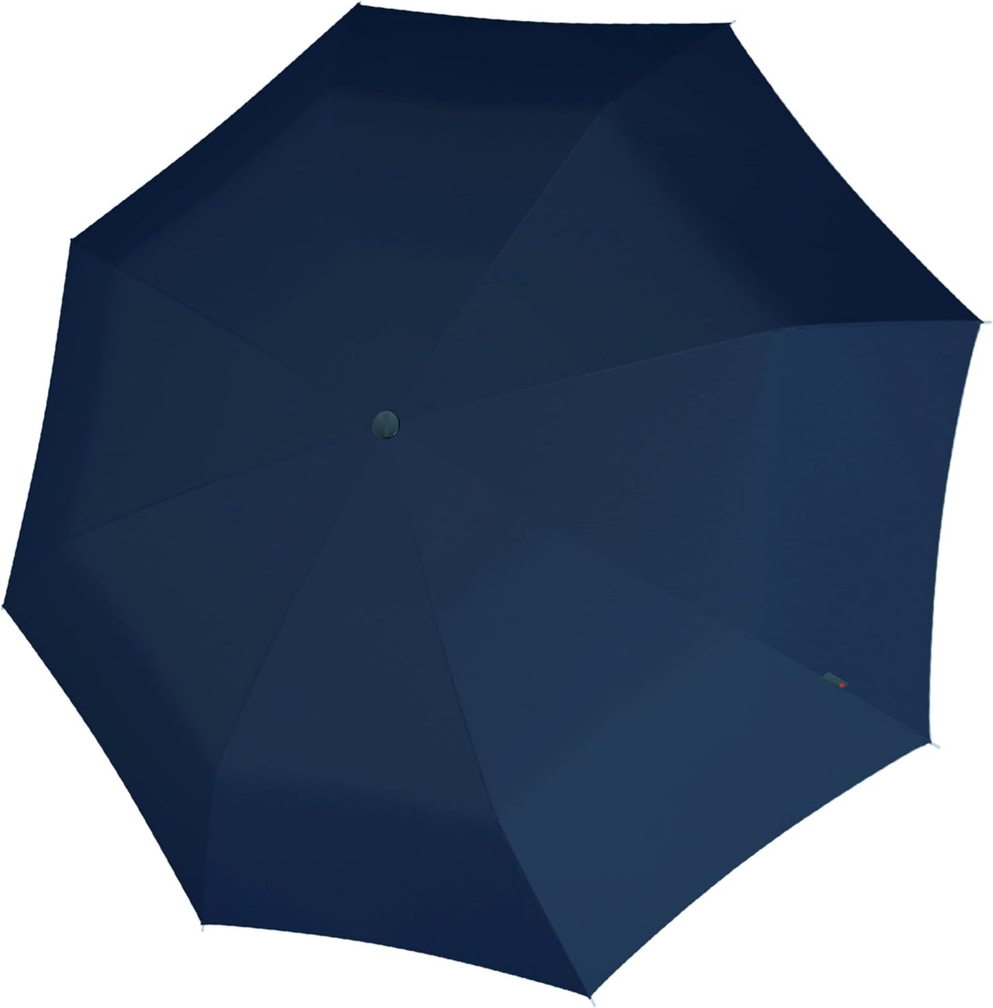 Knirps A.050 Navy Manual Open Close Travel Rain Umbrella for Adults – Ultra Lightweight, Compact Windproof 38.5" Water Resistant Canopy, Steel Aluminum Frame, Travel Case Included