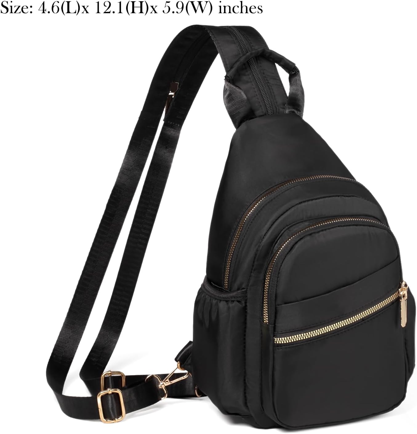 Small Crossbody Sling Bag for Women, Mini Backpack Sling Backpack Convertible, Chest Bag for Hiking Daypack