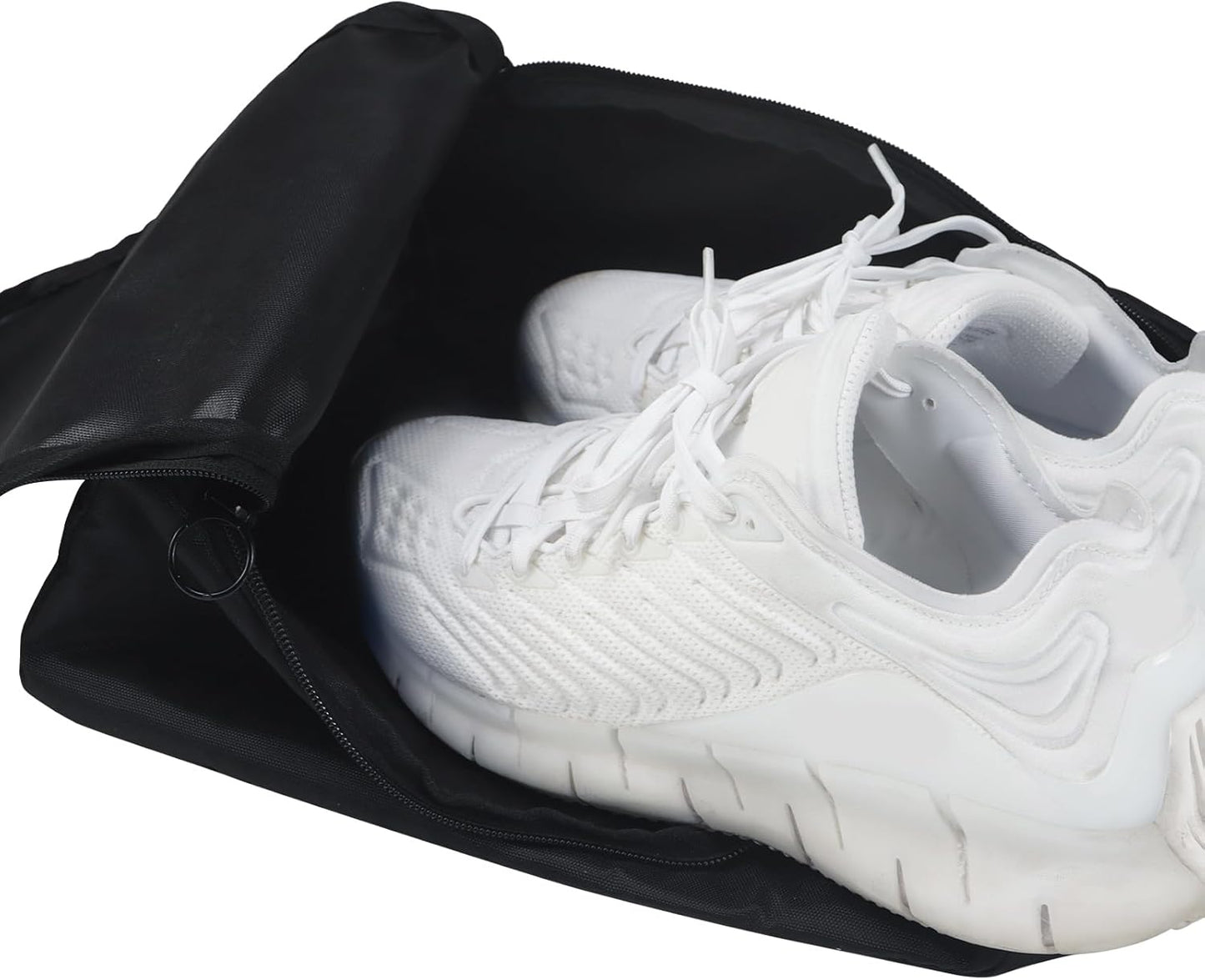 Gloppie Shoe Bags Travel Pouch (2 Pack) - Large Shoes Storage Bag Organizer, Black - Perfect for Men, Women, Business Trips & Gym