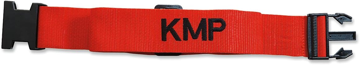 Lillian Vernon Personalized Red Luggage Handle Strap, Heavy Duty Travel ID, Suitcase Identifier, Customize Attachment with Name or Monogram, Adjusts from 35"-64" L