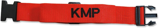 Lillian Vernon Personalized Red Luggage Handle Strap, Heavy Duty Travel ID, Suitcase Identifier, Customize Attachment with Name or Monogram, Adjusts from 35"-64" L