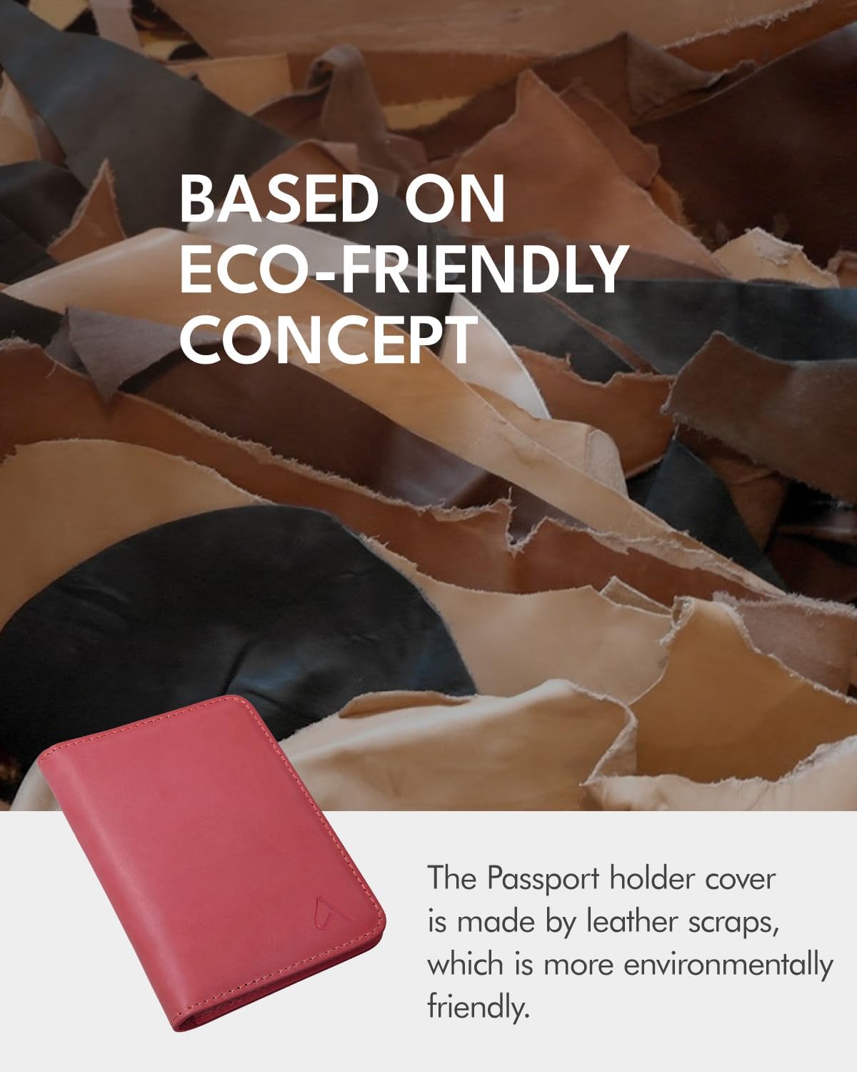 ALLIVE Passport Holder for Travel, Genuine Leather Passport Holder Women Men,Passport Cover Wallet,Travel Must Haves Airport Essentials Travel Gifts Pink