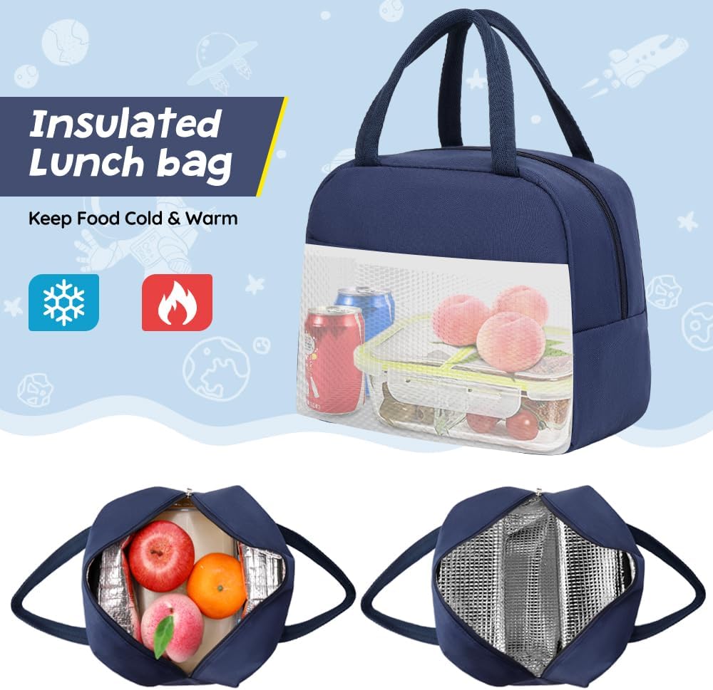 Backpack for Girls - Girls Backpack Schoolbag for Kids Children Teens Elementary Middle School Bags, Waterproof Lightweight Kids Bookbag Backpacks Casual Daypack with Lunch Bag Set