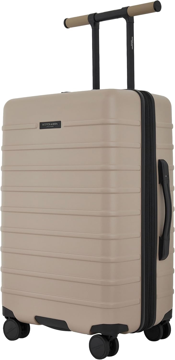 Scotch & Soda Tilburg Luggage, Pebble, 26-Inch Suitcase