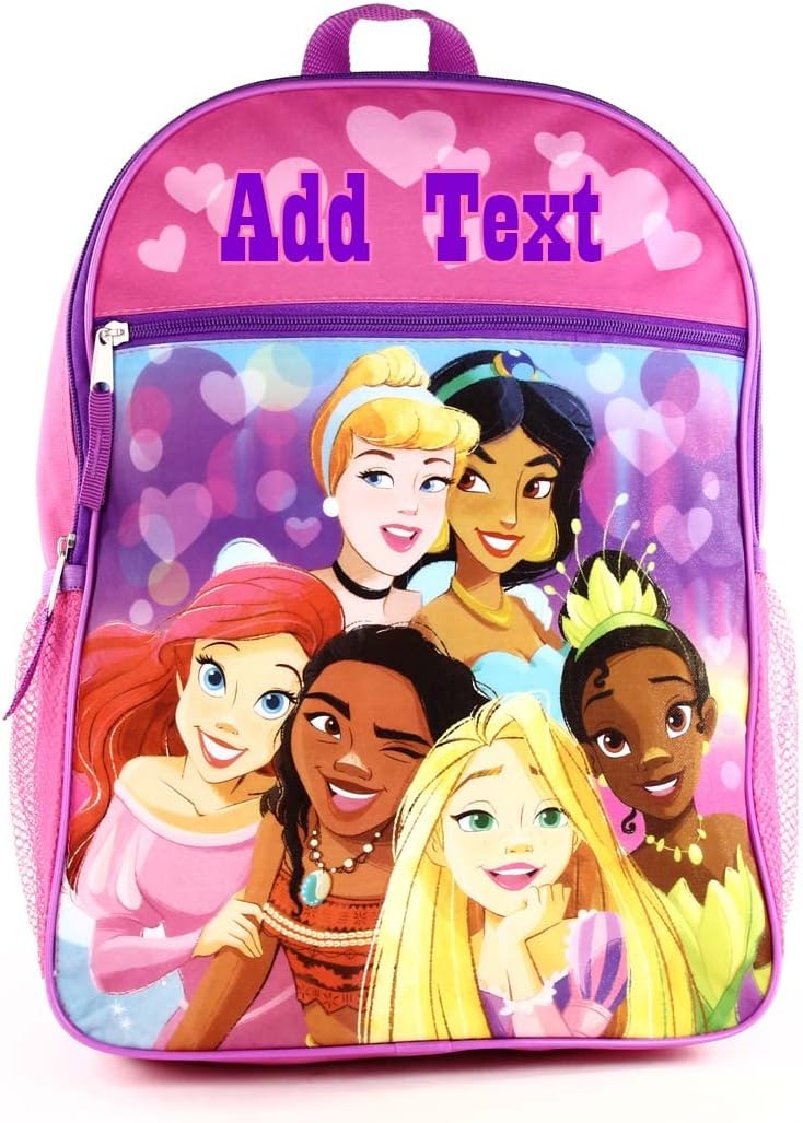 Personalized 16 Inch License School Backpack - Princesses Squad
