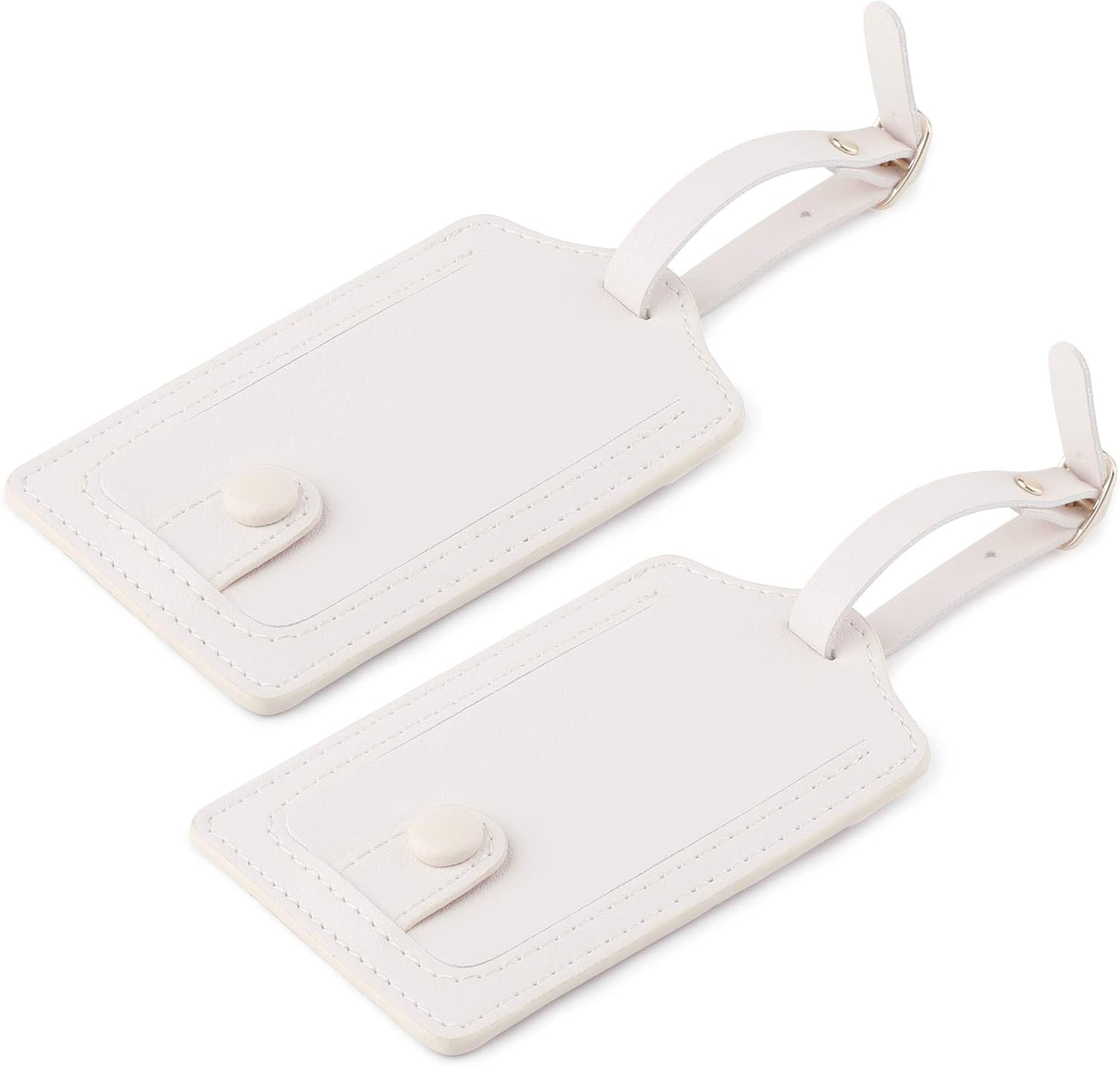 Jagucho Leather Luggage Tags for Men Women-Luggage Tags for Suitcases-Baggage Bag Tag Suitcase Labels ID Tags with Full Back Privacy Cover for Carnival Cruise Ships, Travel Tags