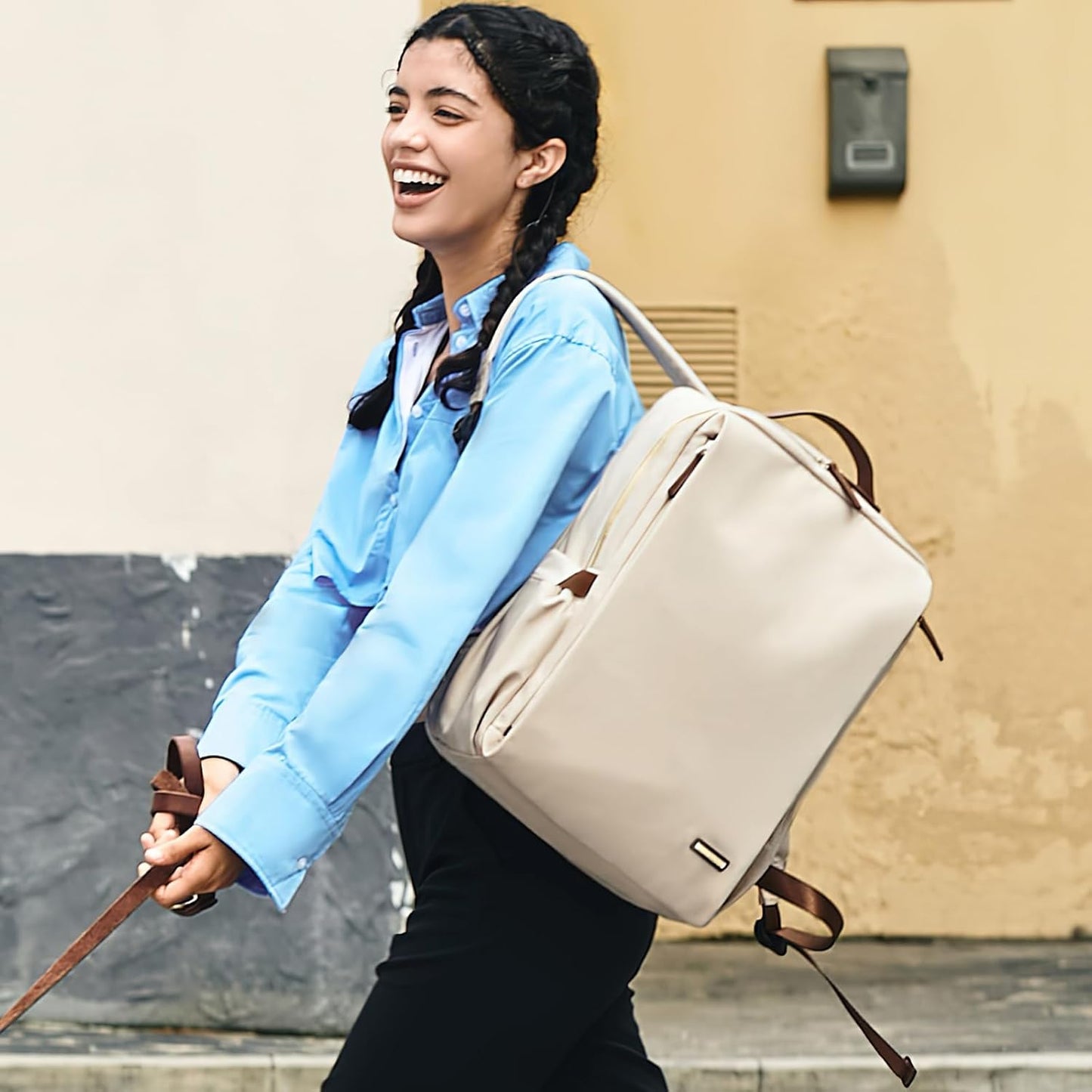 Stylish Laptop Backpack for Women Airline Approved Perfect for Work College and Travel