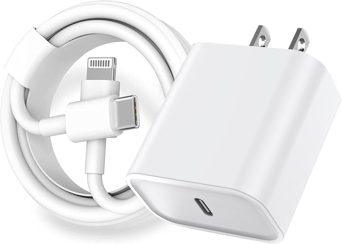 Kruidvat Compatible with iPhone 14 Fast Charger Block,3 FT USB C to Lightning Cable Cord with PD USB C Wall Charger, Type-C Power Adapter Cube works with iPhone 14/13/12/11/XS Max/XR/X/8/7/SE/Air Pods