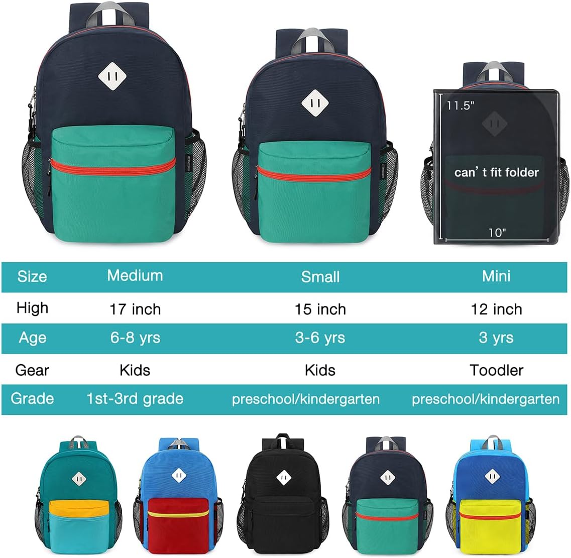 STEAMEDBUN Toddler Backpack for Boys 2-4, Kindergarten & Preschool Mini
