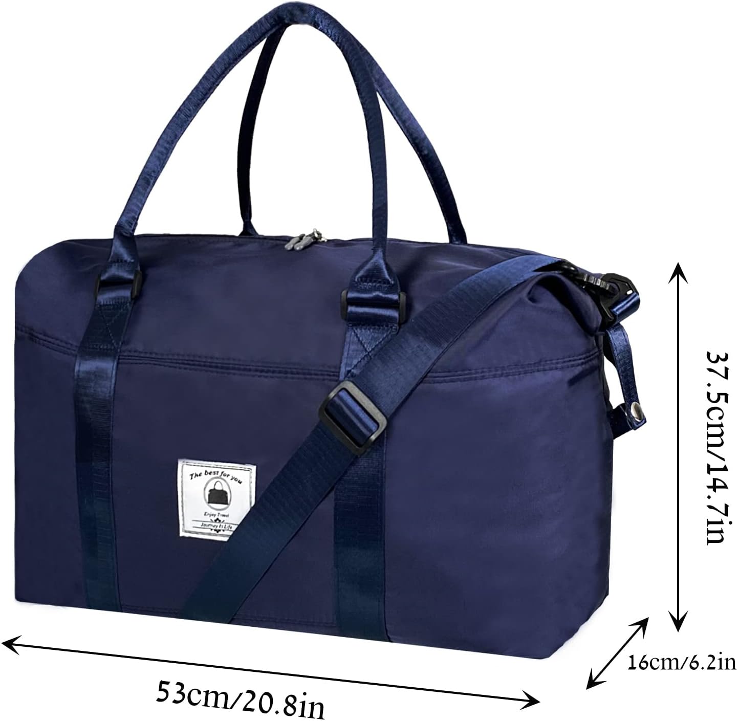 Travel Duffle Bag, Waterproof Sport Tote Gym Bag for Women Men, Overnight Weekender Carry On Bag