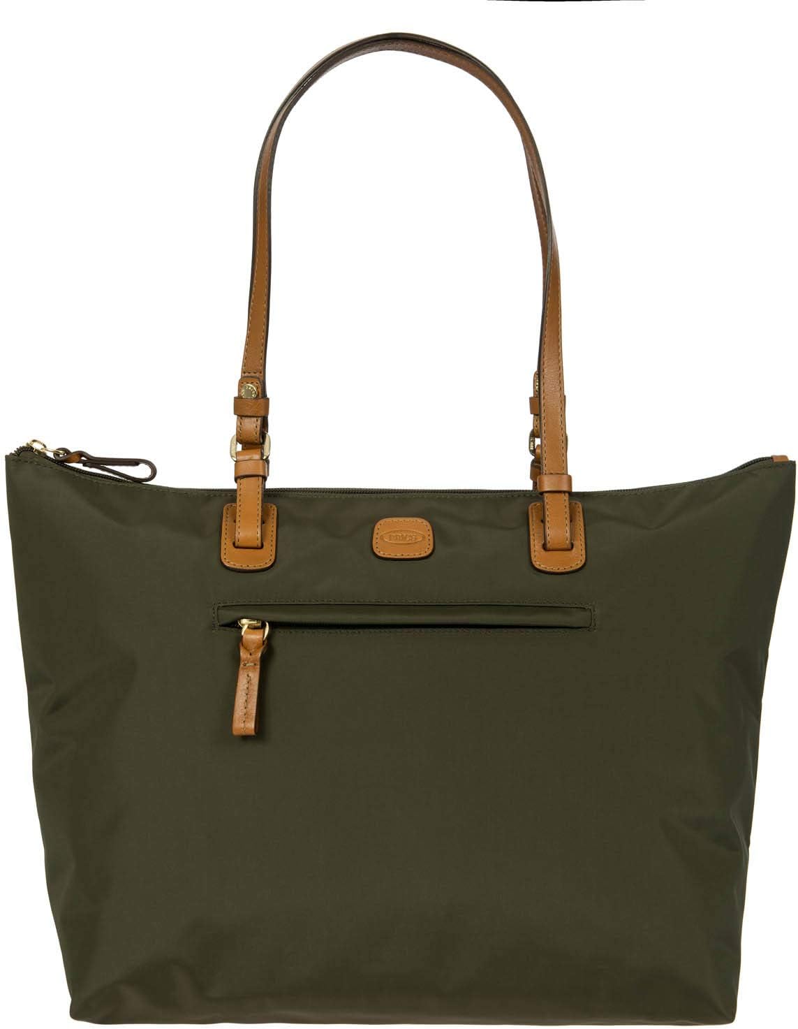 Bric's X-Collection Sportina Tote Bag – Large Water-Resistant Nylon Tote with Detachable Pouch for