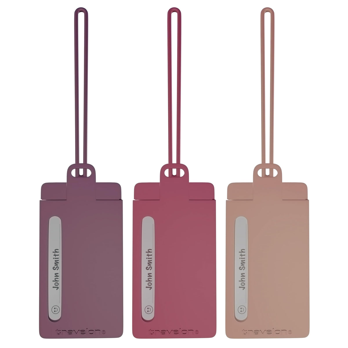 Travelon Set of 3 Silicone Privacy Luggage Tags