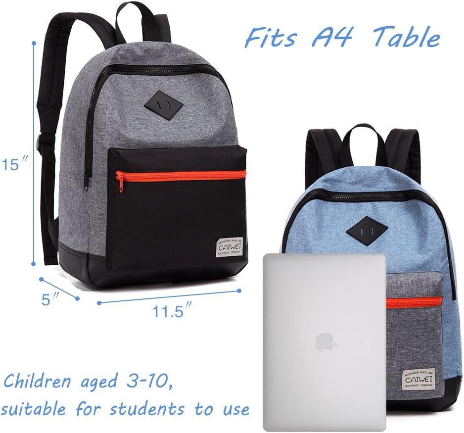 CAIWEI Fashion children's backpack (grey)