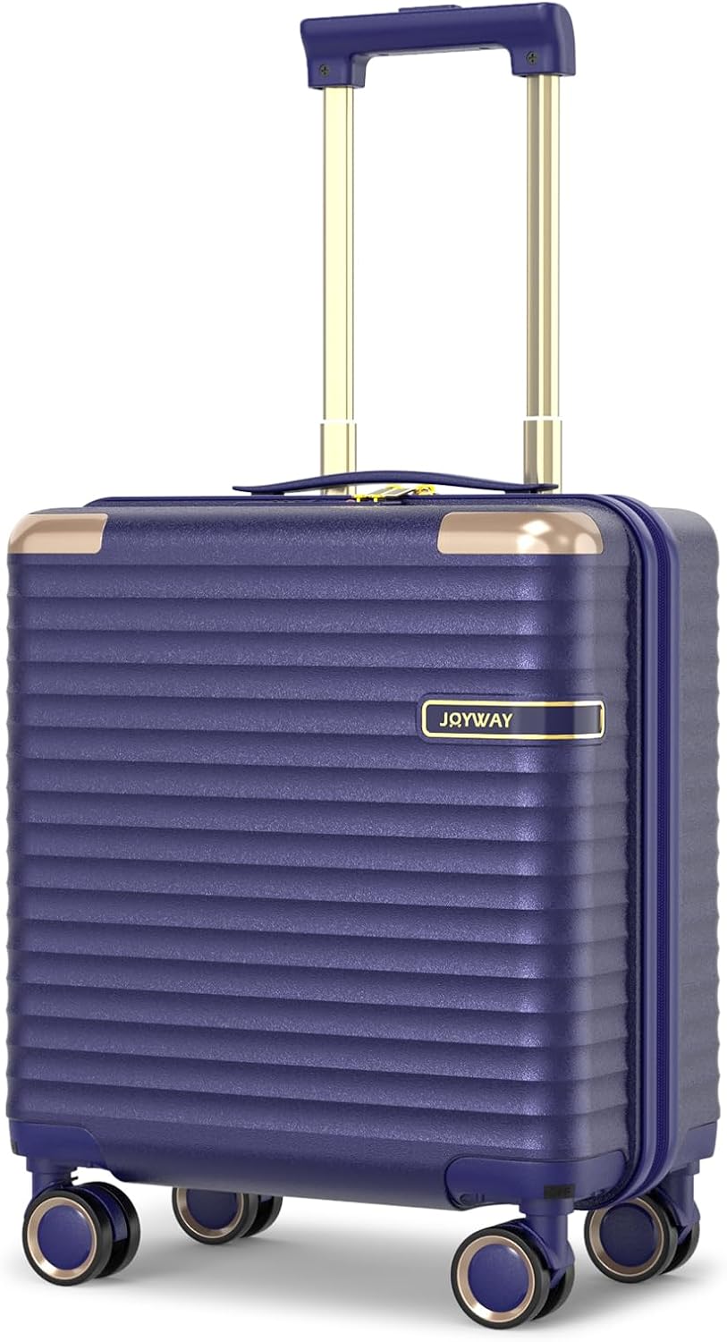 Joyway Carry on Luggage Airline Approved with TSA Lock, Hard Shell 18 Inch Travel Carry-on Suitcase with Spinner Wheels