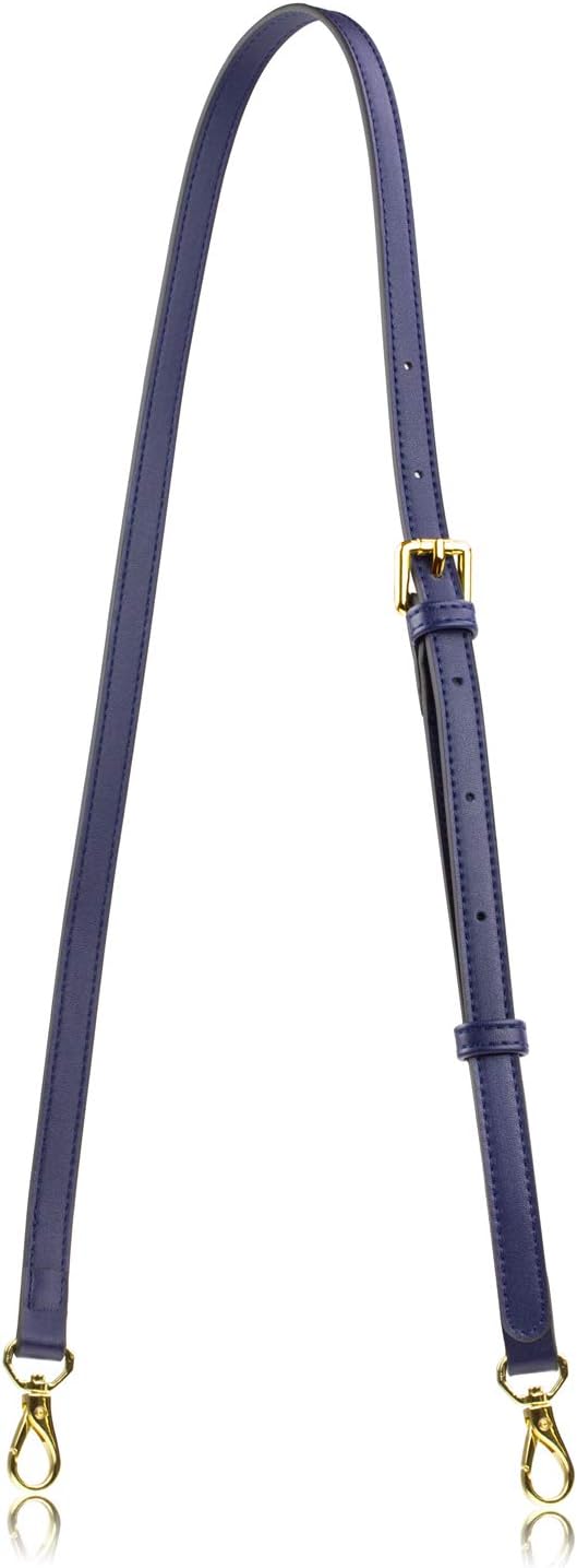 Allzedream Leather Purse Strap Replacement Crossbody Handbag Long Adjustable (Blue)