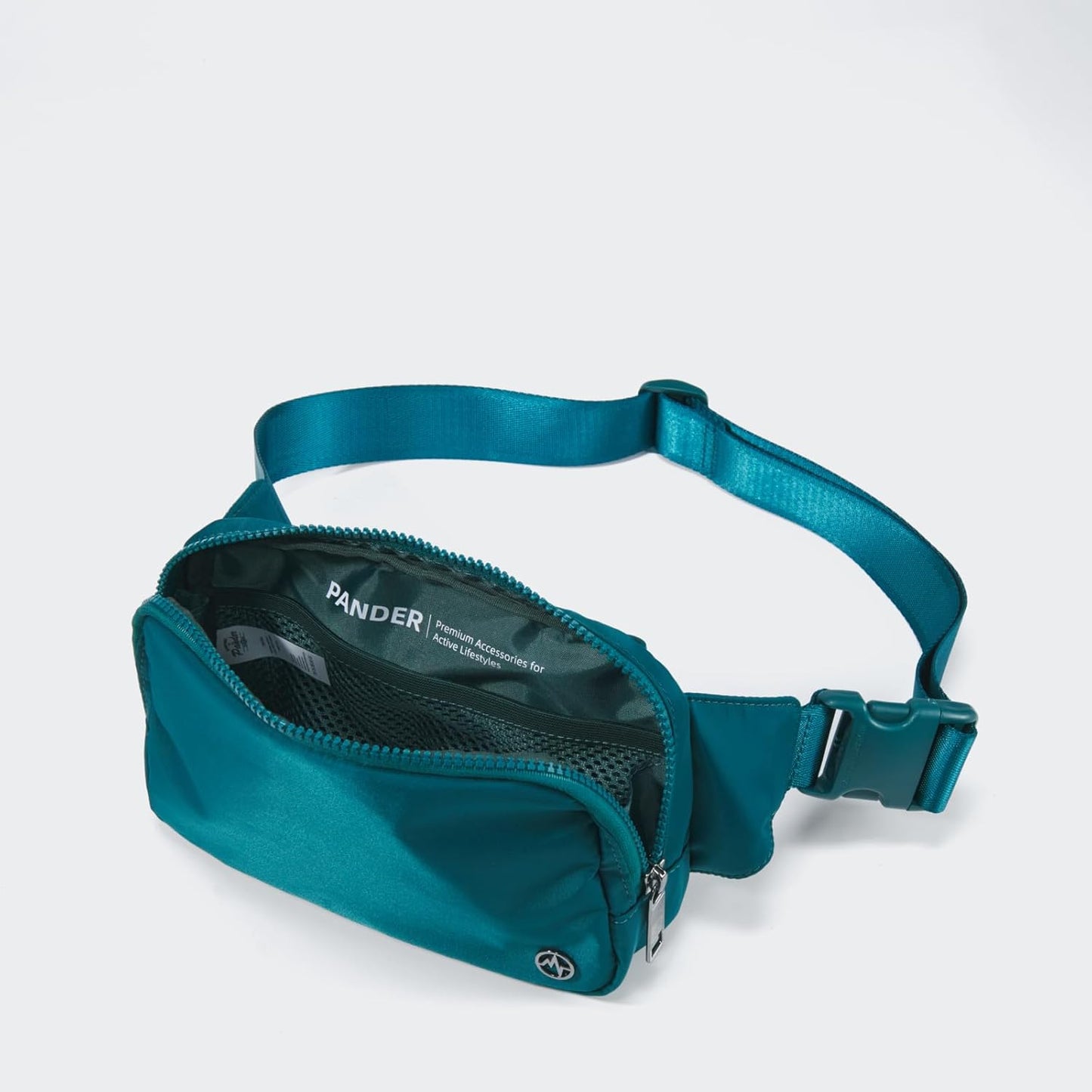 Pander Belt Bag Large 2L, Nylon Fanny Pack Purse for Women and Men with Adjustable Strap