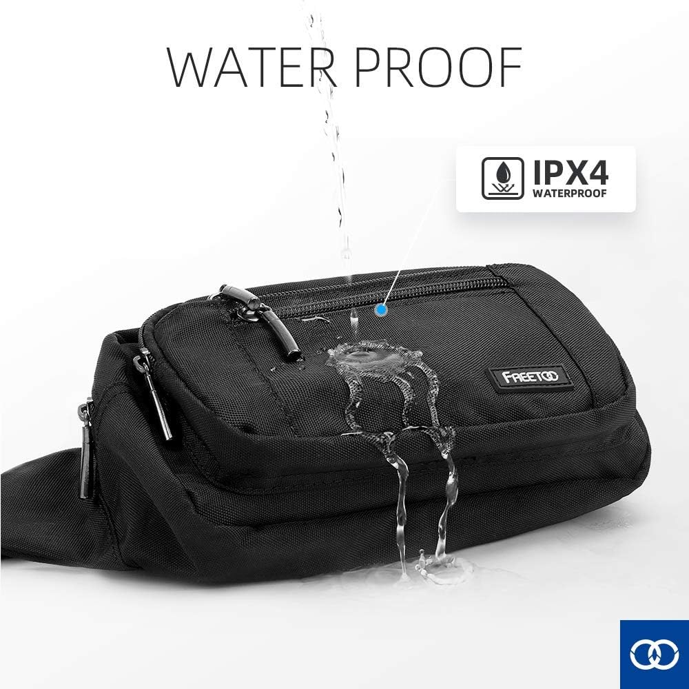 FREETOO Waist Pack Bag Fanny Pack for Men&Women Hip Bum Bag with Adjustable Strap for Outdoors
