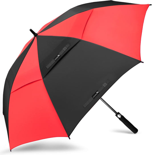 ZOMAKE Golf Umbrella Windproof, Extra Large Oversized Heavy Duty Double Canopy for Rain, Sports Games & Push Cart(51/54/62/68/72Inch)