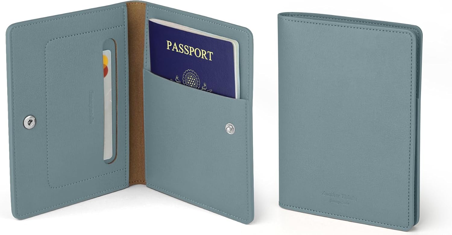 carrotez Family Travel Document Organizer – Premium RFID Blocking Leather Passport Holder & Wallet