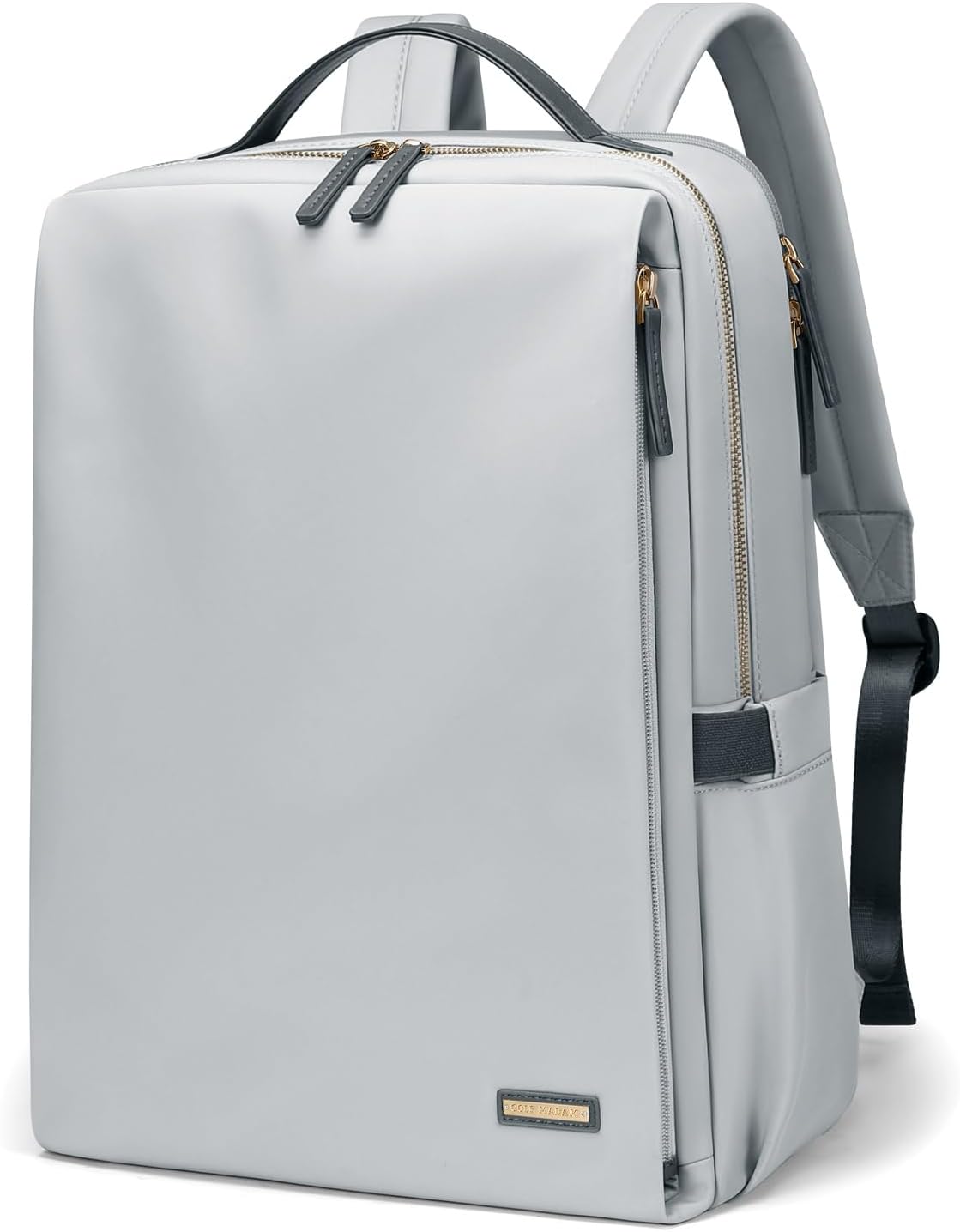 GOLF SUPAGS Stylish Laptop Backpack for Women Airline Approved Perfect for Work College and Travel Multi-Functional Casual Daypack Fits 15.6 Inch Notebook (Pale Grey)
