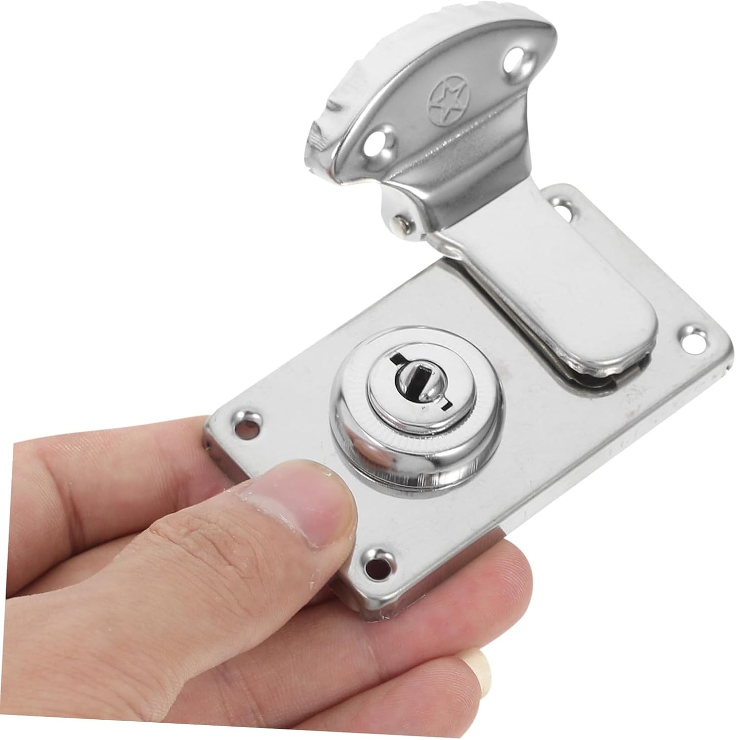 Angoily 2pcs Antique Style Luggage Lock Vintage Latch Hasps with Design for Enhanced Security for Suitcases Cabinets and Jewelry Boxes