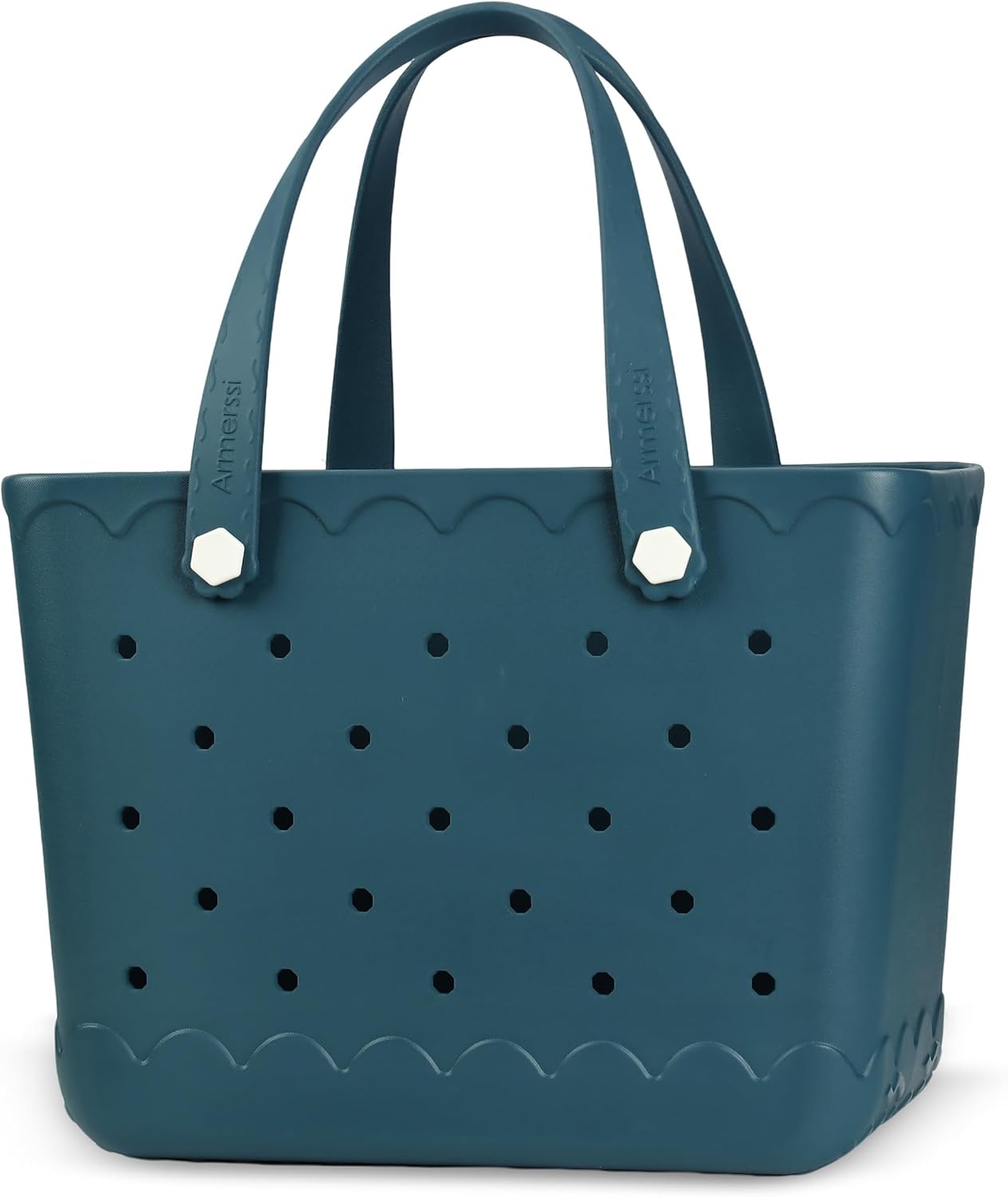 Rubber Beach Bag Waterproof Durable Tote Bag for Beach Sports Pool Modern Rubber Tote