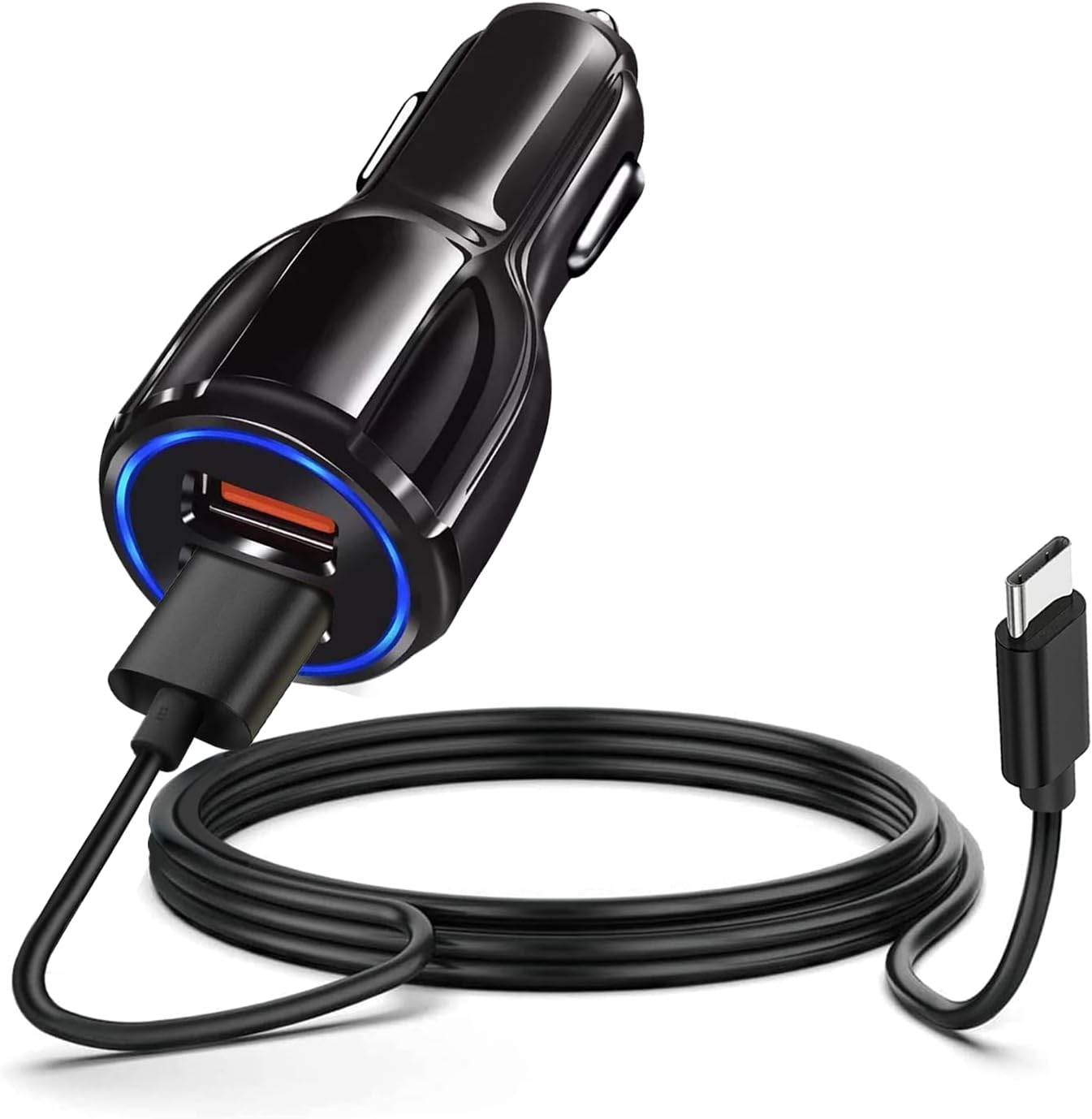 Fast Car Charger Android USB Type C Charging Cable Cord fit for TCL Flip Pro, Alcatel Go Flip 4, Cricket Icon 2/3 Icon 4, Ovation 2,Sonim XP8, Jitterbug Smart 3 Smart 4,Moto,Samsung,IPhone 15,LG Phone