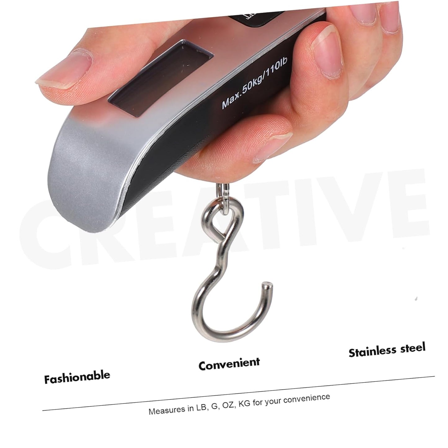 Veemoon Portable Electronic Scale Portable Scale Luggage Scale Baggage Scale High Precision Electronic Scale Mini Electronic Scale Light