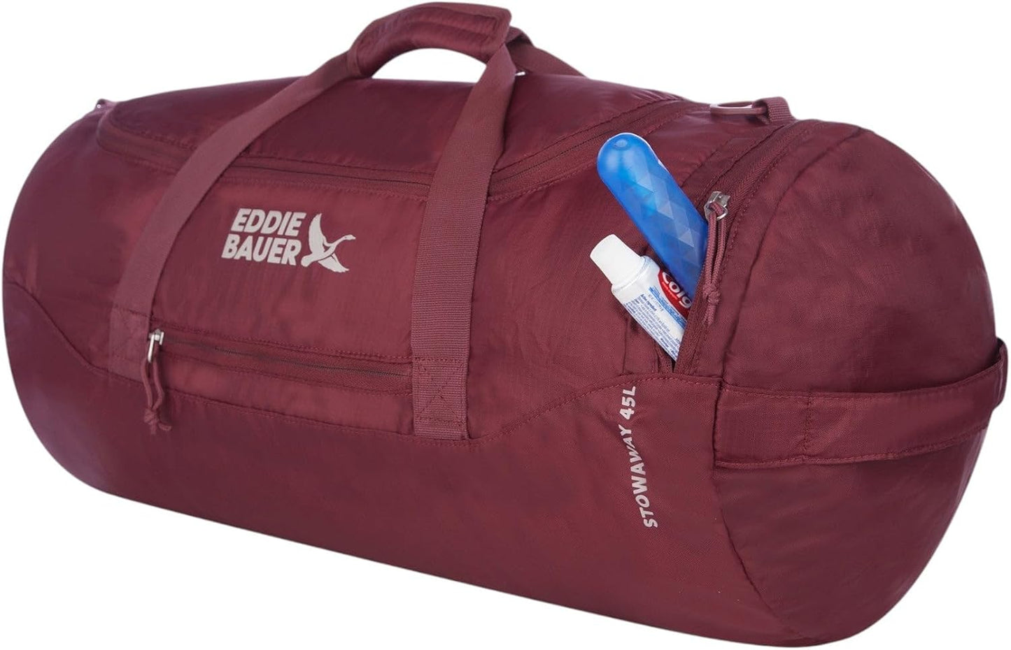 Eddie Bauer Stowaway Packable 45l Duffel Bag-Made from Ripstop Polyester