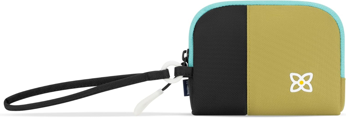 Sherpani Jolie, Lightweight Travel Pouch, Cosmetic Bag, Recycled Wristlet Bag, Toiletry Bag for Women, Travel Gift (Alchemy, Small)